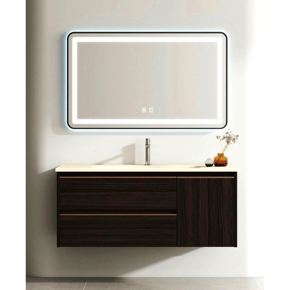LED bathroom mirror cabinet