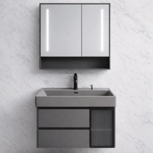 Matte elegance pedestal wash basin