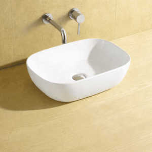 white counter top wash basin 46x33cm